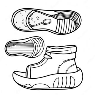 Trendy Yeezy Slide Boyama Sayfasi 100271-38904