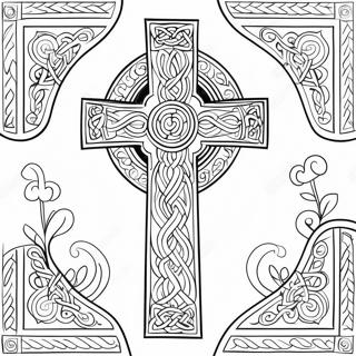 Kelt Haci Tasarimi Boyama Sayfasi 100448-39037