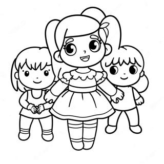 Gokkusagi Brite Ve Arkadaslari Boyama Sayfasi 100497-39074
