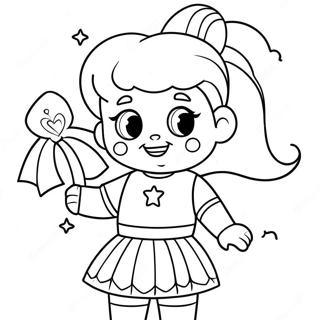 Gokkusagi Tutan Gokkusagi Brite Boyama Sayfasi 100499-39083