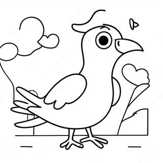 Mo Willems Güvercin Boyama Sayfası Boyama Sayfaları