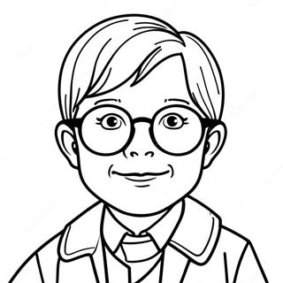 Gözlükler Boyama Sayfaları