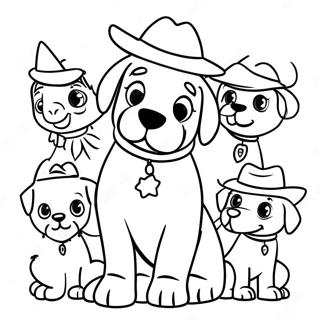 Şerif Labrador Boyama Sayfaları