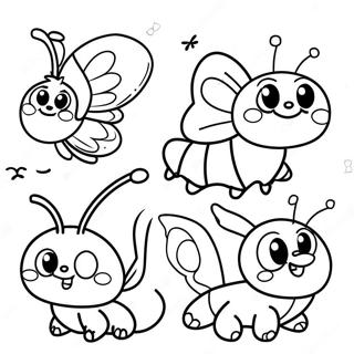 Sevimli Tirtilin Kelebege Donusumu Boyama Sayfasi 101731 40147