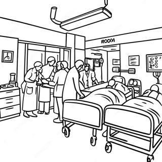 Mesgul Hastane Acil Servis Boyama Sayfasi 101808 40207