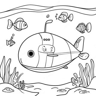 Gercekci Denizalti Okyanusu Kesfederken Boyama Sayfasi 102143 40465