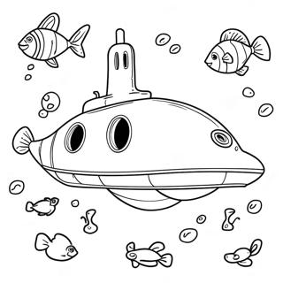 Gercekci Denizalti Okyanusu Kesfederken Boyama Sayfasi 102143 40466