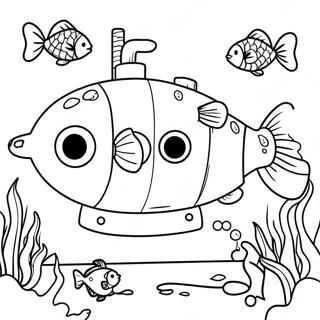 Denizaltı Boyama Sayfaları