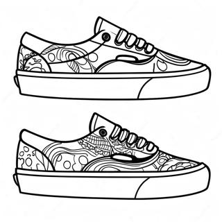 Vans Ayakkabilari Boyama Sayfasi 102268-40554