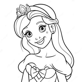 Buyulu Disney Prensesi Gecmis Olsun Boyama Sayfasi 102399 40663