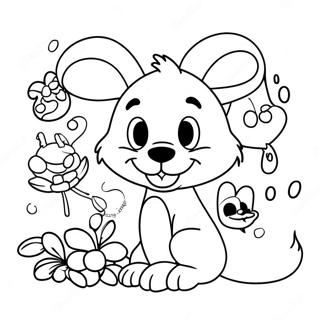 Oyunbaz Disney Hayvanlari Gecmis Olsun Boyama Sayfasi 102400 40668