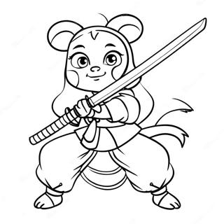 Mitsuri Katanasiyla Boyama Sayfasi 102427 40690