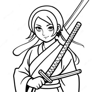 Mitsuri Katanasiyla Boyama Sayfasi 102427 40691