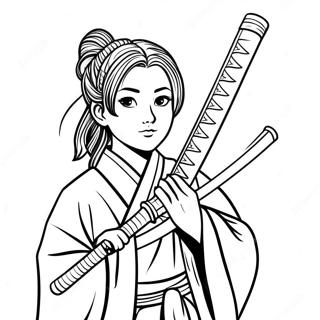 Mitsuri Katanasiyla Boyama Sayfasi 102427 40692