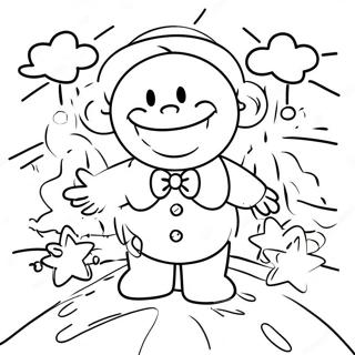 Neseli Seni Ozledik Kutlama Boyama Sayfasi 102968 41105