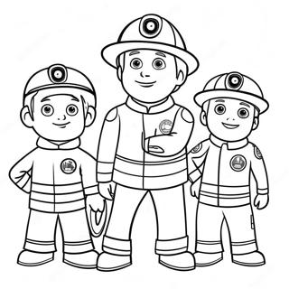 Itfaiyeci Sam Ve Arkadaslari Boyama Sayfasi 103303 41369