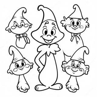 Neseli Whoville Karakterleri Boyama Sayfasi 103739 41710