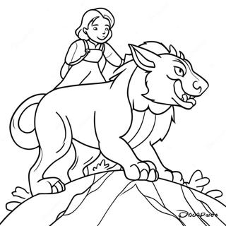 Gorkemli Canavarin Yukselisi Boyama Sayfasi 104484 42285