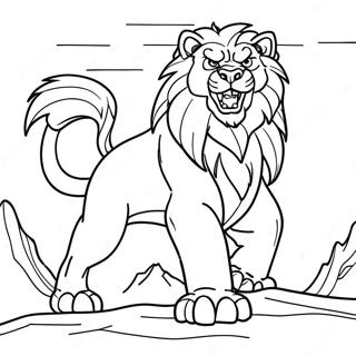 Gorkemli Canavarin Yukselisi Boyama Sayfasi 104484 42286