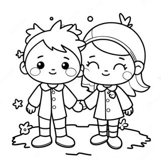 Erkek Ve Kiz Boyama Sayfasi 105226-42865