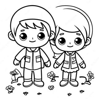 Maceraci Erkek Ve Kiz Boyama Sayfasi 105227 42869