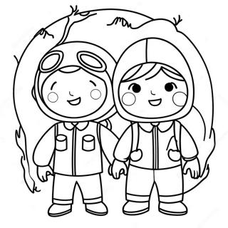 Maceraci Erkek Ve Kiz Boyama Sayfasi 105227 42870