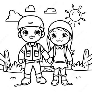 Maceraci Erkek Ve Kiz Boyama Sayfasi 105227 42871