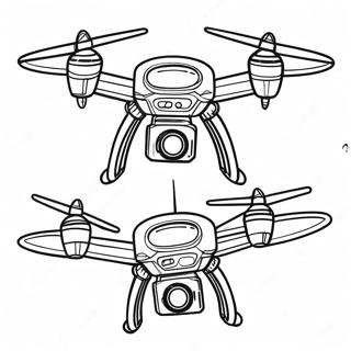 Cinayet Drone'ları Boyama Sayfaları