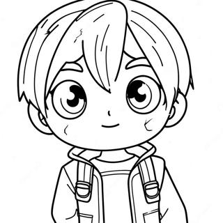 Tam Vucut Anime Erkek Boyama Sayfasi 105819 43327