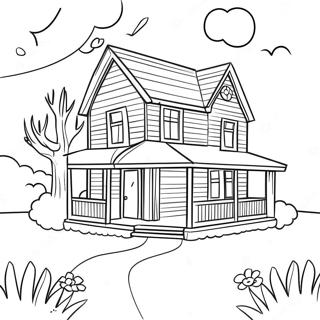 Cekici Ciftlik Evi Boyama Sayfasi 106026 43492