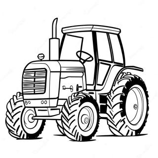 Ciftci Ile Case Traktor Boyama Sayfasi 107055-44304