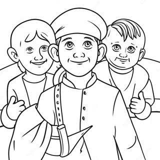 Samuel Arkadaslariyla Boyama Sayfasi 107360-44544