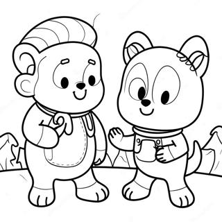 True Ve Bartlebynin Macerasi Boyama Sayfasi 107847-44922