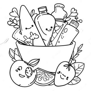 Neseli Saglik Aktiviteleri Boyama Sayfasi 107924 44981