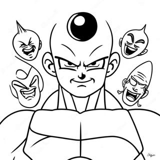 Frieza Ve Minyonlari Boyama Sayfasi 108517-45443