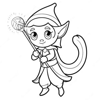 Buyulu Asa Tutan Sik Peri Boyama Sayfasi 109136 45985