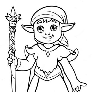 Buyulu Asa Tutan Sik Peri Boyama Sayfasi 109136 45988