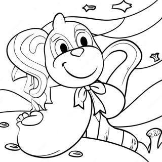 Neseli Kirmizi Kurdele Haftasi Toplulugu Boyama Sayfasi 109241-46069