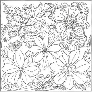 Sirin Cicek Desenleri Boyama Sayfasi 109369 46171