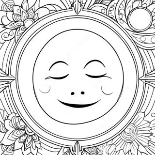 Gizemli Dolunay Boyama Sayfasi 109495-46261