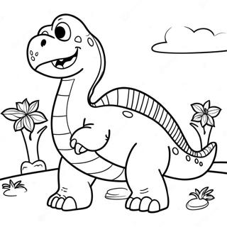 Arlo Dinozor Boyama Sayfasi 109648-46377