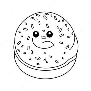 Donut Boyama Sayfaları