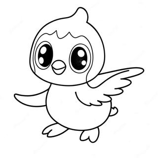 Piplup Boyama Sayfaları