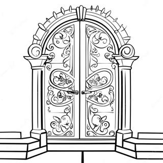 Gizemli Kapilari Bul Boyama Sayfasi 109956-46623