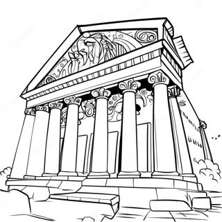 Roma Mimarisi Boyama Sayfasi 110370 46942