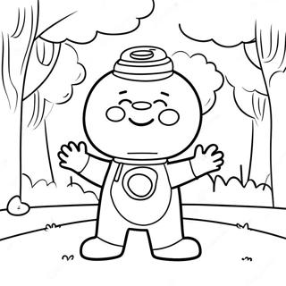 Wubbzy Parkta Oynuyor Boyama Sayfasi 111322-47716