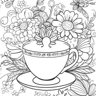 Vintage Cay Fincani Boyama Sayfasi 111452 47813