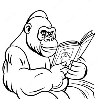 Ivan Goril Okurken Boyama Sayfasi 111988-48231