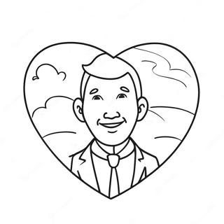 Yaratici Sevgililer Gunu Baba Boyama Sayfasi 112398-48554