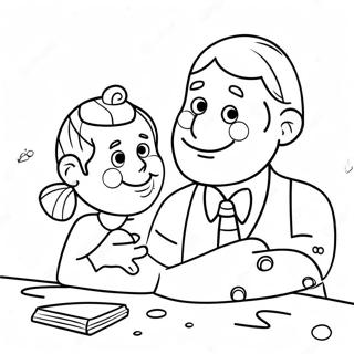 Yaratici Sevgililer Gunu Baba Boyama Sayfasi 112398-48555